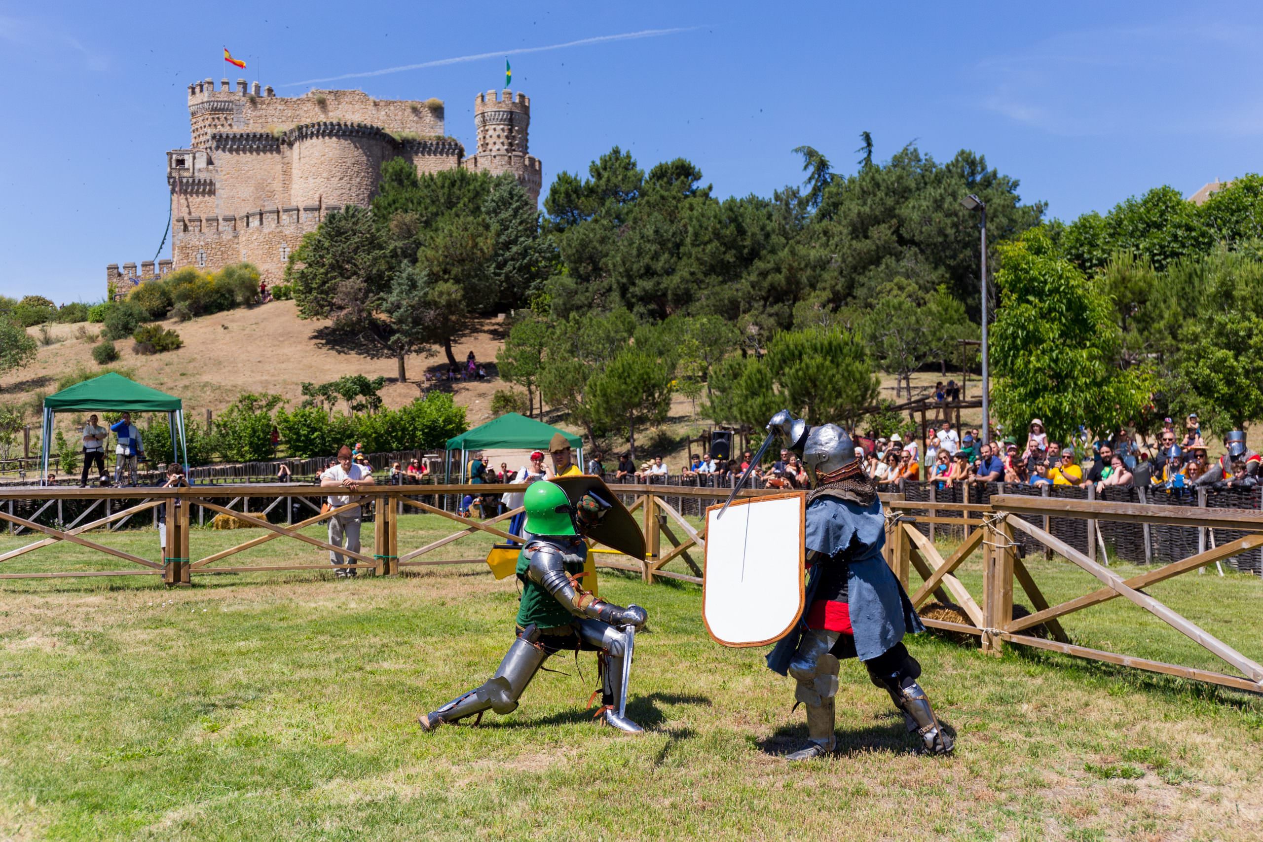 Combates medievales Castillo Manzanares El Real (2)