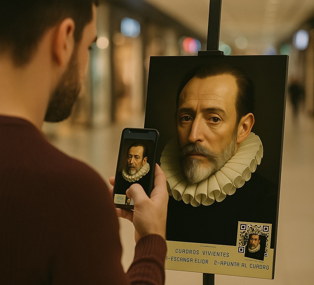 La galería viviente de Cervantes llega a intu Xanadú